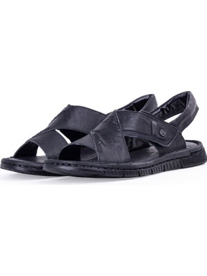 Pierre Cardin 7148 Erkek Terlik Hakiki Deri Rahat Sandalet