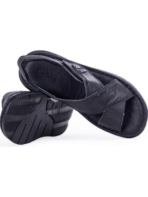 Pierre Cardin 7148 Erkek Terlik Hakiki Deri Rahat Sandalet