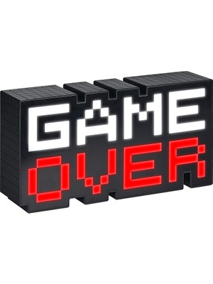 Game Over Lamba Siyah/şeffaf, %100 Plastik, 7X3X16 cm (Yurt Dışından)