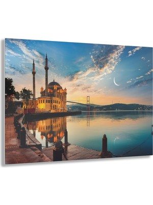 Leylaser Ortaköy Camii Cam Tablo Duvar Dekoru