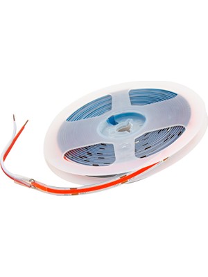 POWERMASTER COB LED ŞERİT KIRMIZI 3000K FOSFORLU 12 VOLT 200 LED 5 METRE