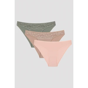 Fresh Spring Lace Dantel 3lü Slip