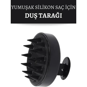 Duş Saç Bakım Tarağı Yumuşak Silikonlu - Saç Duş Tarağı - Saç Derisi Masaj Fırçası