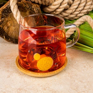 Cam Kupa - Ananas Figürlü