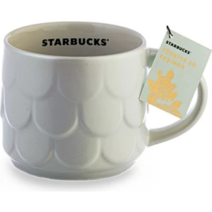 Starbucks® 20. Yıl Desenli Seramik Kupa - Beyaz - 414 ml - 11148298