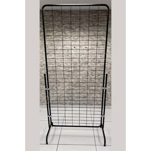 Manken İstanbul Siyah Tel Pano Standı 90X190 cm Bijuteri Standı Çorap Standı Telefon Standı Aksesuar Standı