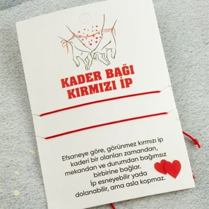 Kader Bağı Kırmızı Ip Bileklik