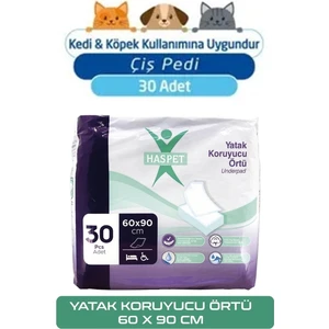 Yatak Koruyucu Örtü- Kedi Köpek Çiş Pedi 60X90 cm 30'lu