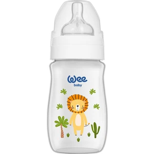 Wee Baby Safari Biberon 250 ml Turuncu Aslan
