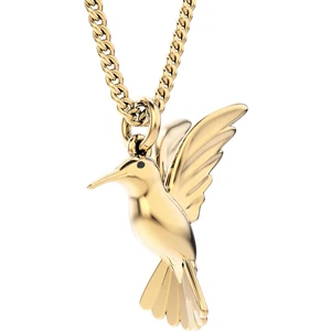18 Ayar Altın Kaplama  Humming Bird Kolye