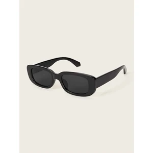 Chunky Frame Vintage Siyah Güneş Gözlüğü