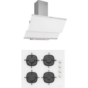 CS5335W01 - 3420 Classy 60 Beyaz Cam Ankastre Set