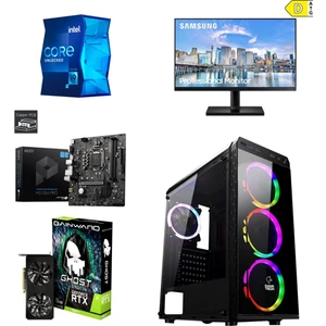 Rocket I9-11900K 32GB Ddr4 / RTX3060Tİ 8gb / 1tb Ssd/27” Samsung Gamıng LED