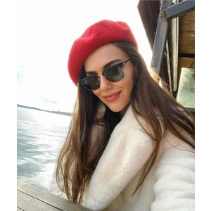Unisex Siyah Clubmaster Klasik Güneş Gözlüğü