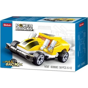 Power Bricks Sarı Spor Araba