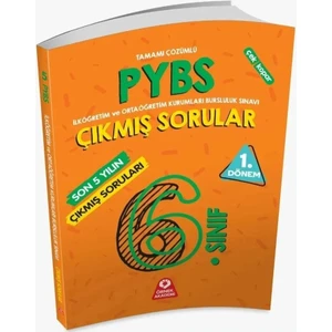 Örnek Akademi Yayınları 6. Sınıf 2023 1. Dönem PYBS Bursluluk Son 5 Yılın Çıkmış Soruları