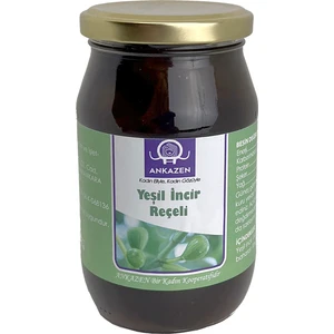 Ham Yeşil Incir Reçeli Ev Yapımı Doğal Meyveli 450 gr