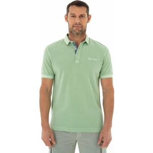 Erkek Regular Fit Parça Boyama Polo Yaka Tişört Y25374376301