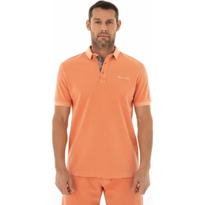 Erkek Regular Fit Parça Boyama Polo Yaka Tişört Y25374376301