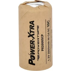 Power-Xtra PX2000SCP - 1.2V 2000 Mah Sc Model Ni-Cd Şarjlı Pil - 10C