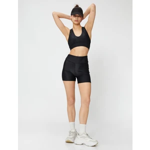 Biker Fitilli Tayt Normal Bel