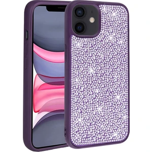 iPhone 12 Uyumlu ( iPhone 12 ) Ston Serisi Parlak Taşlı Fashion Tasarımlı Silikon Kılıf