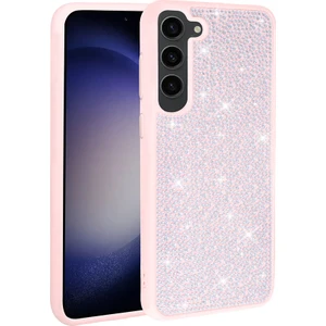 Samsung S23 Plus Uyumlu (S23 Plus) Ston Serisi Parlak Taşlı Fashion Tasarımlı Silikon Kılıf