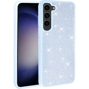 Samsung Galaxy S23 Plus Taşlı Silikon Kılıf Parlak Şık Kapak Voyoston