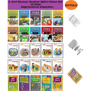 4. Sınıf Okumayı Sevdiren Eğitici Hikaye Seti 25 Kitap (İyi Fikir -  Matematik Hikayeleri - Ömer Seyfettin)