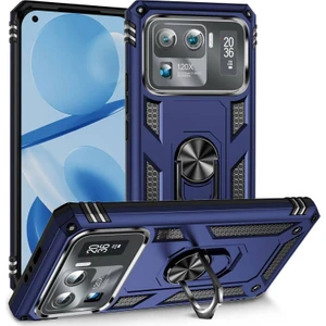 Xiaomi Mi 11 Ultra Çift Katmanlı ve Yüzüklü Tam Koruma Vega Premium Kılıf