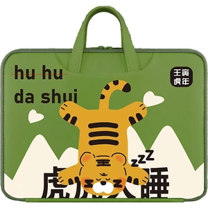 Saf Küçük Taze Tablet Dizüstü Laptop Çantası Sevimli Karikatür Bilgisayar Çantası Su Geçirmez Kadın (Yurt Dışından)