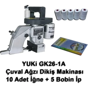 GK26-1A Çuval Ağzı Dikiş Makinası + 10 Adet Iğne + 5 Bobin Ip