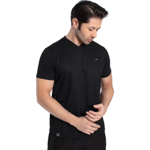 V Yaka Erkek Spor T-Shirt - 7136