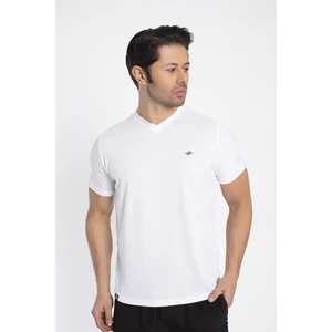 V Yaka Erkek Spor T-Shirt - 7136