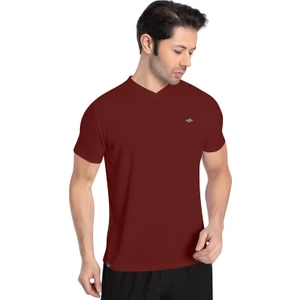 V Yaka Erkek Spor T-Shirt - 7136
