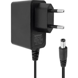 24 Volt - 1 Amper 5.5*2.5 Uçlu Yerli Üretim Plastik Kasa Priz Tipi Adaptör