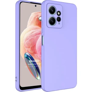 Xiaomi Redmi Note 12 4g Kılıf Groovy Soft Lila