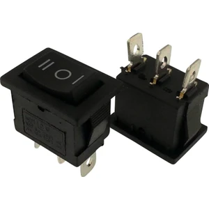 Mini Işıksız 3 Konumlu On-Off-On Yükseltici Anahtarı (IC-123A)