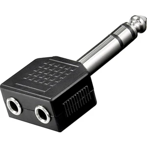 6.3 MM STEREO ERKEK/3.5 MM STEREOX2 DİŞİ ÇEVİRİCİ JACK
