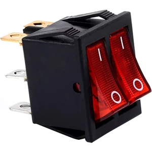 Kırmızı Işıklı İkili Soba Anahtarı (IC-101)