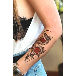 BP Tattoo Gül ve Ejderha Dövmesi