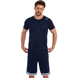 Erkek Polyester Beyaz Şeritli  Basketbol Şort