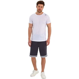 Erkek Polyester Beyaz Şeritli  Basketbol Şort