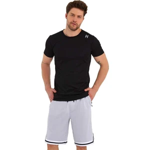 Erkek Polyester Beyaz Şeritli  Basketbol Şort