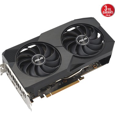 RX 7600 8gb 新品同様 Asus RADEON DUAL RX 7600 8GB 128bit GDDR6 2745MHz OC HDMI Fiyatı