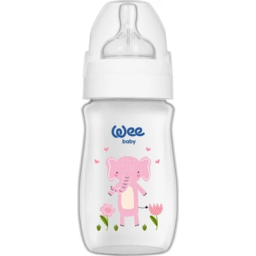 Wee Baby Safari Biberon 250 ml Pembe