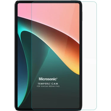 Microsonic Xiaomi Redmi Pad Tempered Glass Cam Ekran