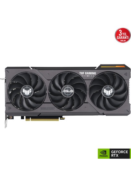 GEFORCE TUF RTX 4060 TI 8GB 128bit GDDR6 2655MHz OC HDMI 3xDP RGB (TUF-RTX4060TI-O8G-GAMING) DLSS3 EKRAN KARTI