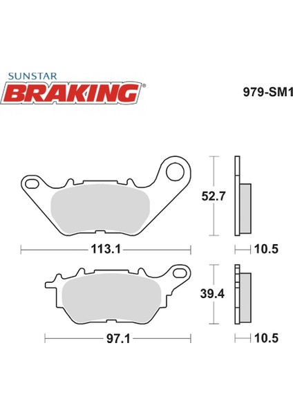 Yarı Metalik Arka Fren Balatası / Yamaha / Yzf R25 / 250CC / Arka / 2014-2015-2016-2017-2018-2019-2020-2021-2022 fiyatları
