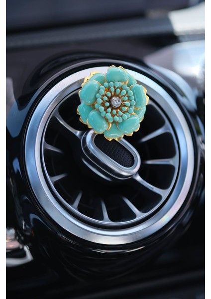 Yeşil Kalın Yapraklı Çiçek Klima Koku No 6